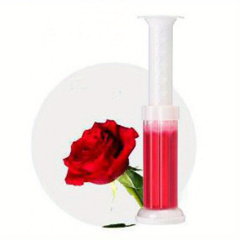Scented Toilet Gel Stamp Kit with Air Freshener Flowers for Bathroom Use