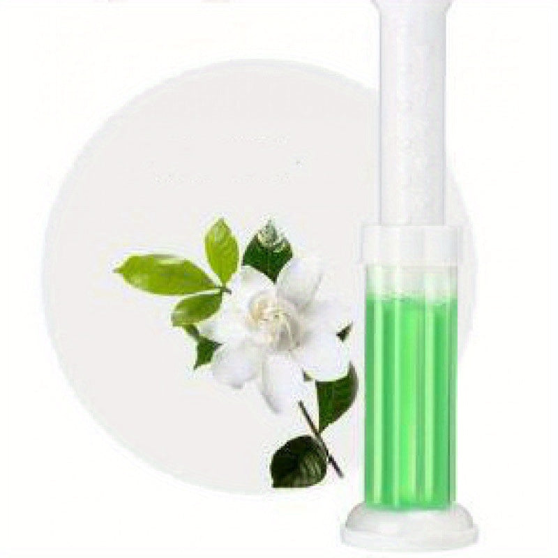 Scented Toilet Gel Stamp Kit with Air Freshener Flowers for Bathroom Use