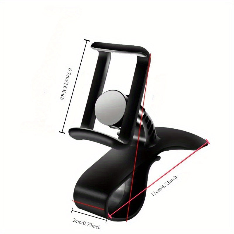 Universal avtomobil telefon uchun tutqich 360° burilish sozlanadigan o'rnatish uchun smartfonlar