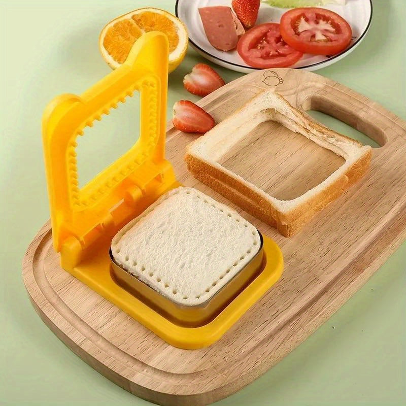 Stainless Steel Square Sandwich Maker for Breakfast and Dessert