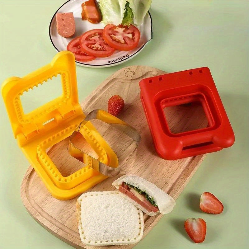 Stainless Steel Square Sandwich Maker for Breakfast and Dessert