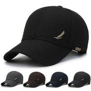 Gorra de béisbol para hombres y mujeres, logo de trigo, 100% poliéster, protección solar, para viajes, negro, gris, marrón, azul marino