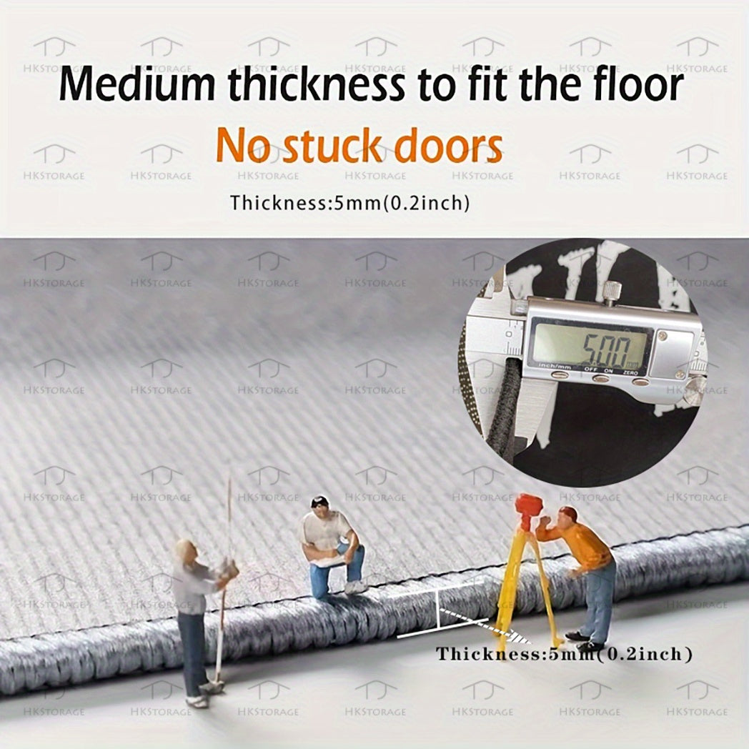 Afrika ilhomlangan ayol dizayni bilan turli joylarda foydalanish uchun mo'ljallangan, sirpanmaydigan va yuvilishi mumkin bo'lgan kutib olish matosi, bir nechta o'lchamlarda mavjud.