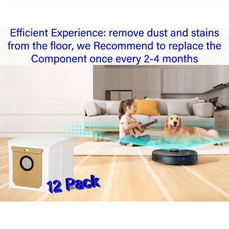 Robot changyutgich uchun mato changyutgich choʻpqi qoʻshimchasi, 12 ta toʻplam