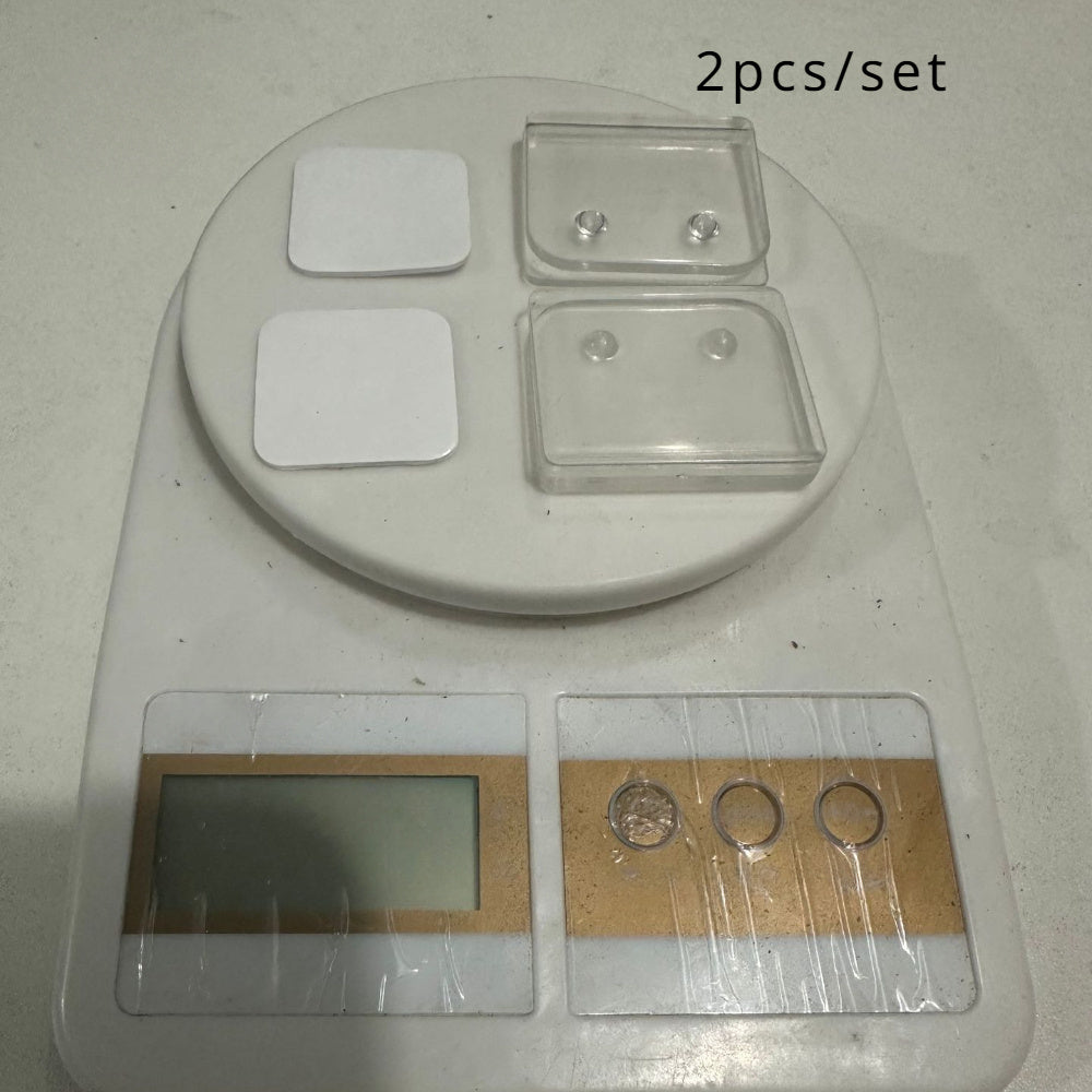 Clips adhesivos para cortina de ducha con patrón de cuadrícula, prevención de salpicaduras, sujeción segura