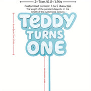 Personalized Acrylic Cake Topper Customizable Party Decor Baking Accessory Gift