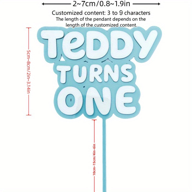 Personalized Acrylic Cake Topper Customizable Party Decor Baking Accessory Gift