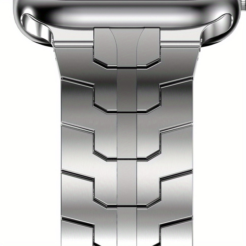 Men's Stainless Steel Metal Watch Strap for 38mm to 49mm Smartwatches Wide Body Compatible with Series 1-10 and Ultra 2