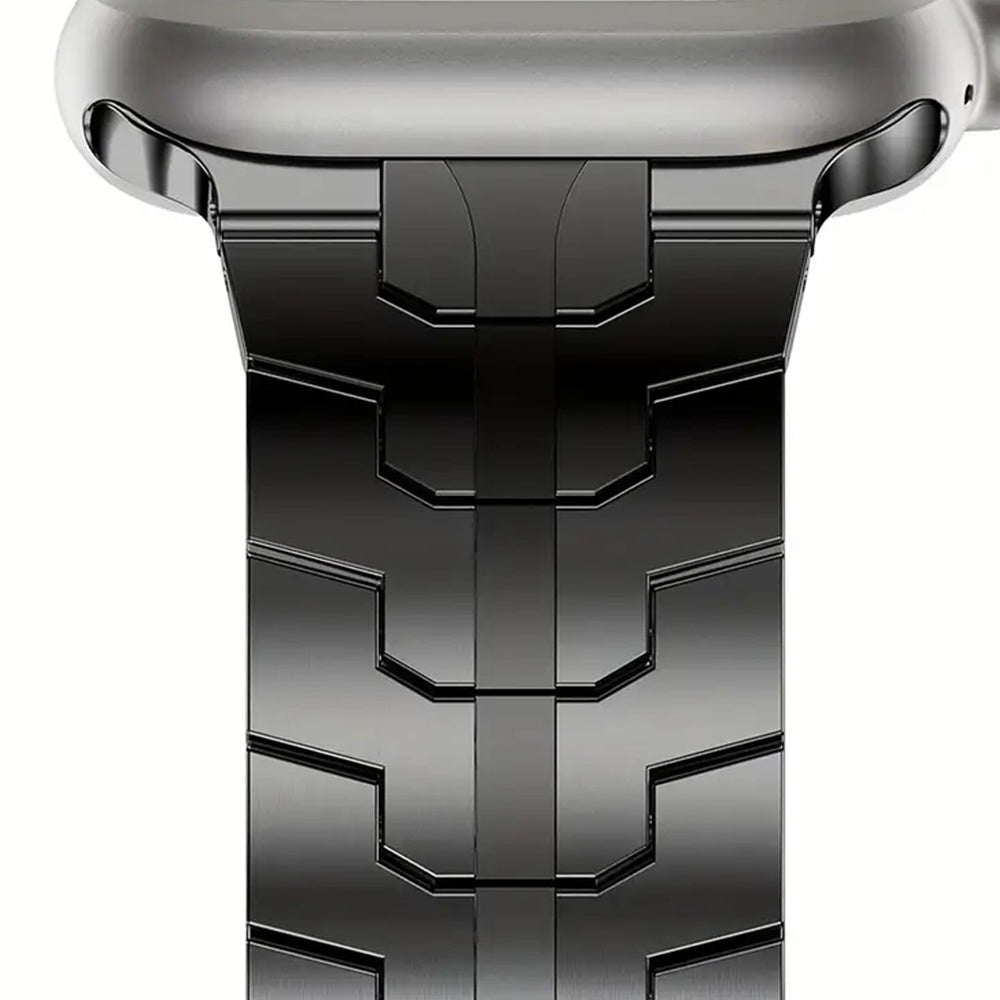 Men's Stainless Steel Metal Watch Strap for 38mm to 49mm Smartwatches Wide Body Compatible with Series 1-10 and Ultra 2