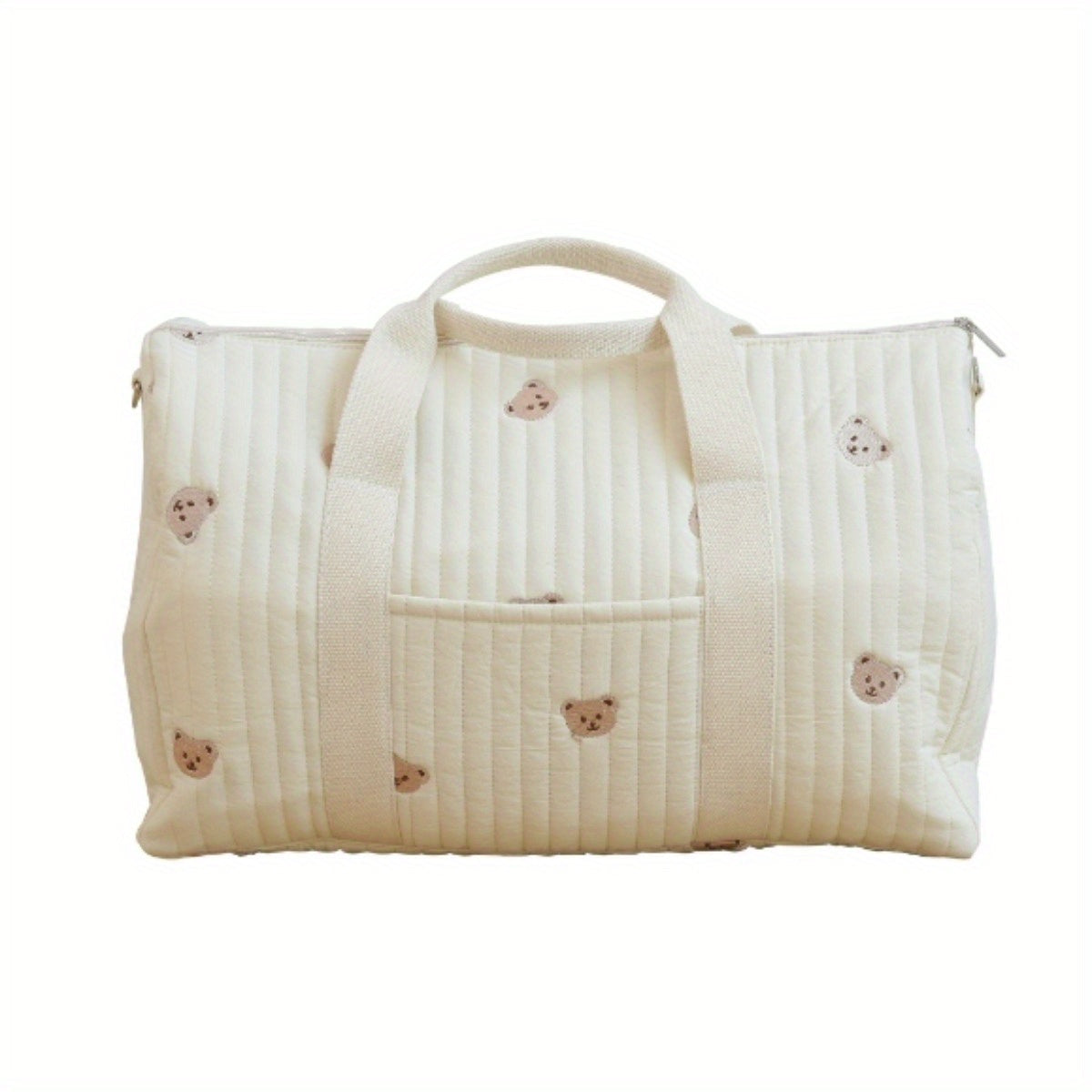 Usulda sayohat qiling, bu 1-dona katta sig'imli duffel sumkasi bilan, u tikilgan dizaynga ega. Ushbu yengil va buklanadigan sumka qulaylik va komfort uchun yelka yoki kesma sumka sifatida taqilishi mumkin.