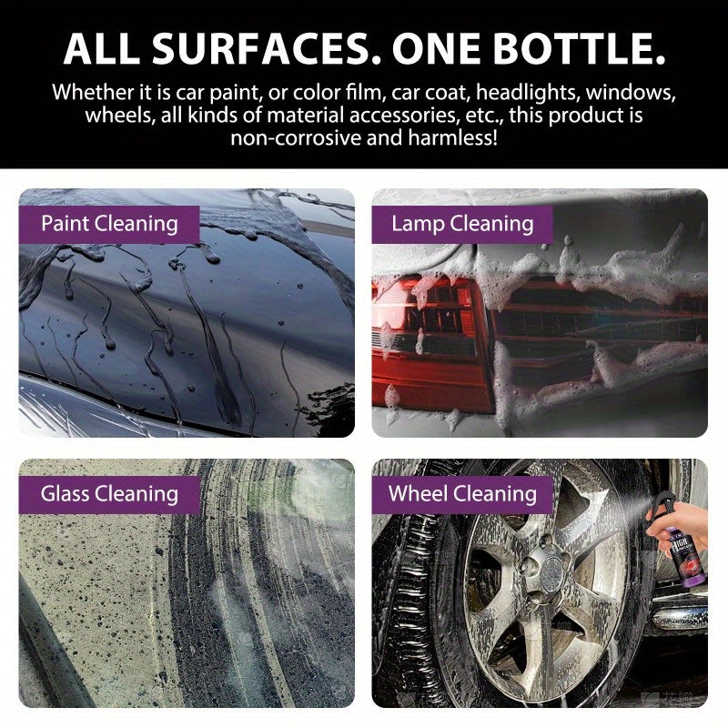 Полупорция 100 мл многофункциональный пенистый очиститель для салона автомобиля глубокая очистка