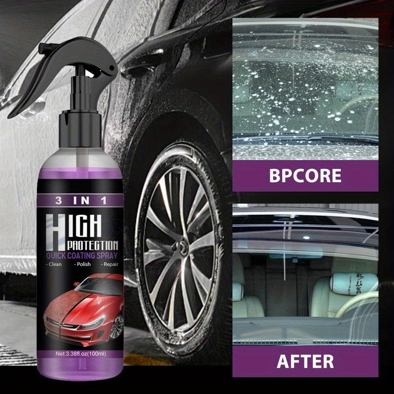 Полупорция 100 мл многофункциональный пенистый очиститель для салона автомобиля глубокая очистка