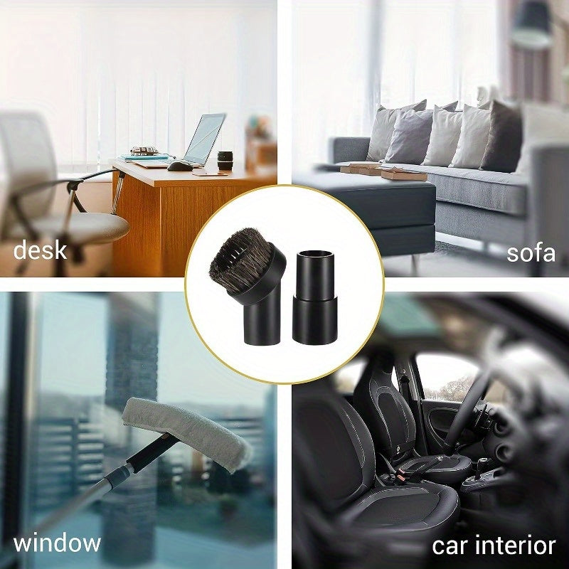 4 ta vakuum cho'tkasi to'plami yumshoq tuklar bilan: Changdan himoyalangan, yuqori quvvatli tozalash, universal adapter (32-35mm) ni o'z ichiga oladi.