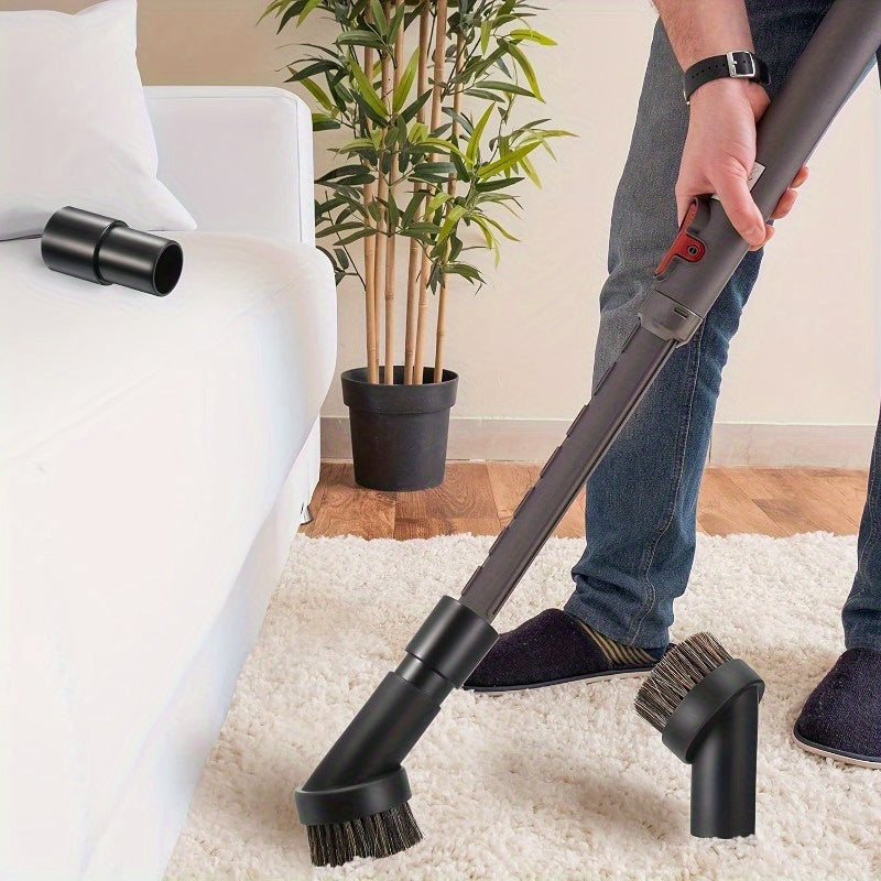 Set of 4 Vacuum Brushes with Soft Bristles for Dustproof and High-Powered Cleaning