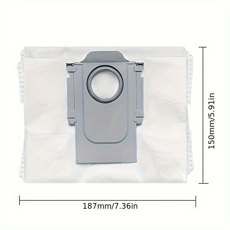 Set of 16 Large 3L Disposable Dust Bags for Robot Vacuum with Self-Cleaning Base
