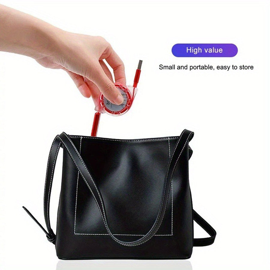 Multi-Device USB Charging Cable Flat PVC Compatible with iPhone, Samsung, Honor, Realme, Xiaomi