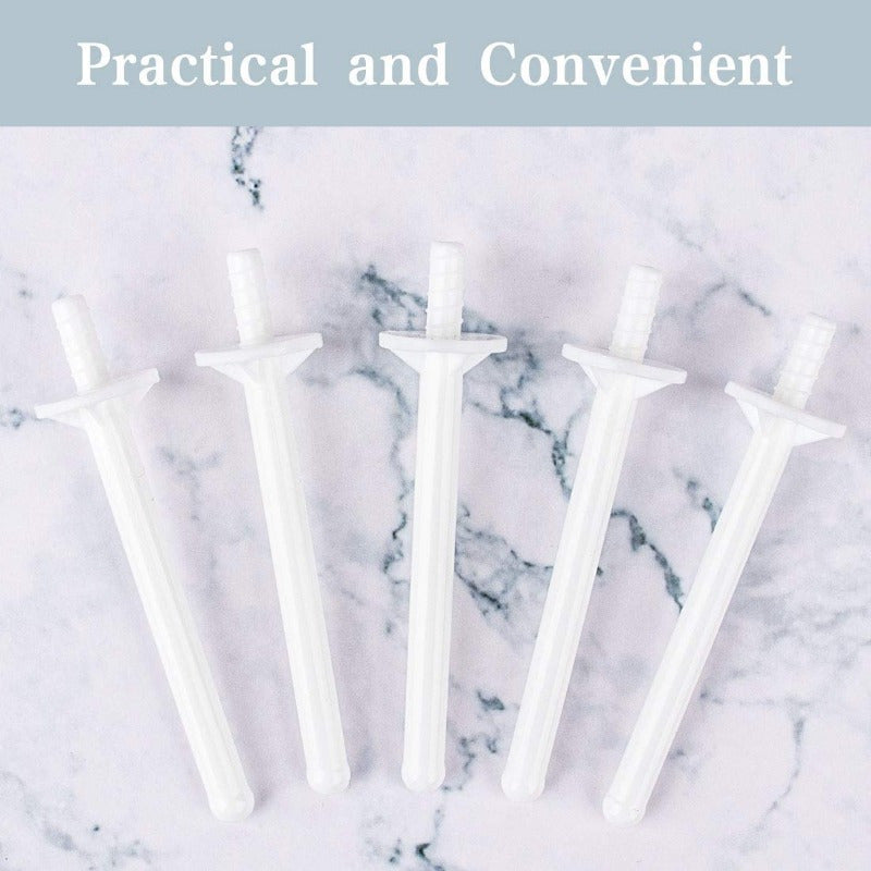 Одноразовые палочки для носового воска - 60 шт. пластиковых аппликаторов для удаления волос из носа