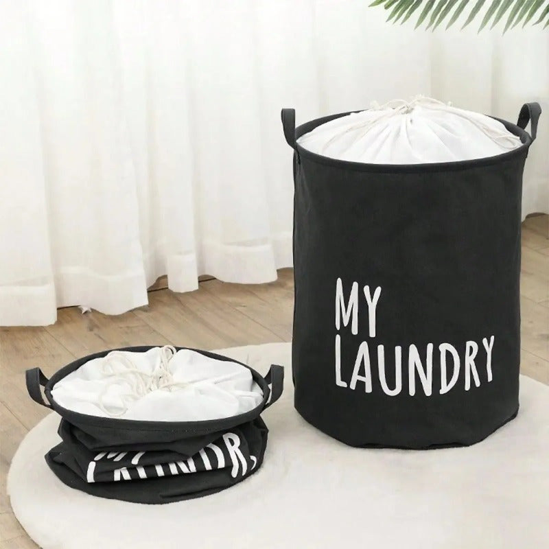 Foldable Waterproof Laundry Basket with Large Capacity for Home and Bathroom Storage