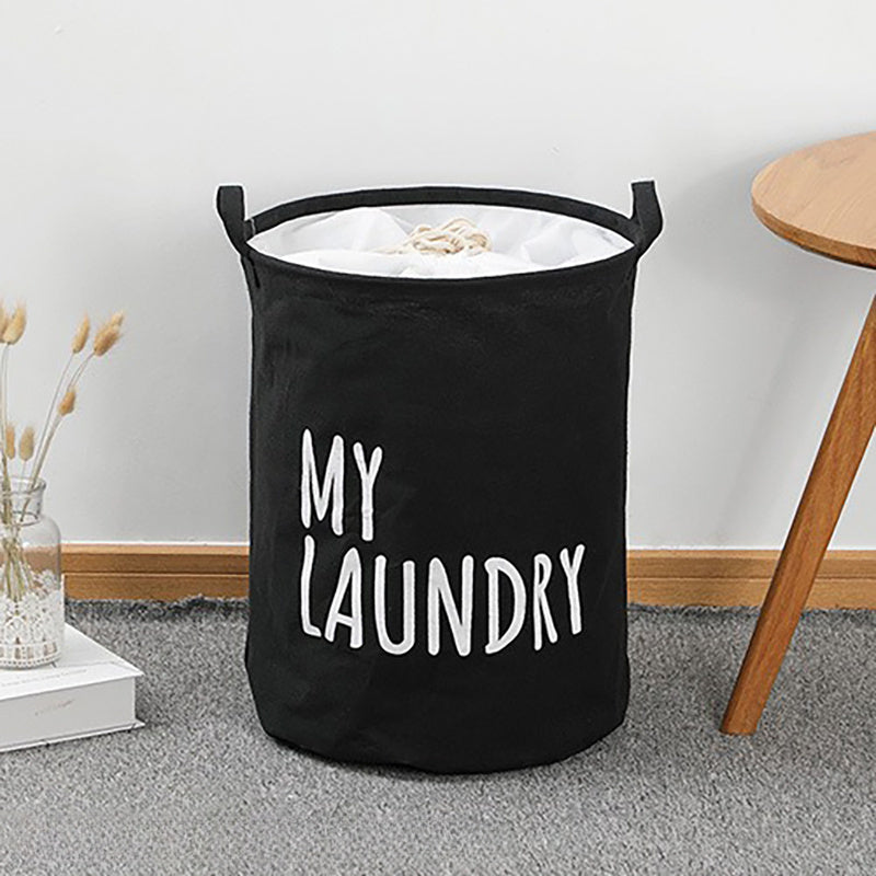 Cesta de ropa plegable impermeable con gran capacidad para almacenamiento en el hogar y baño