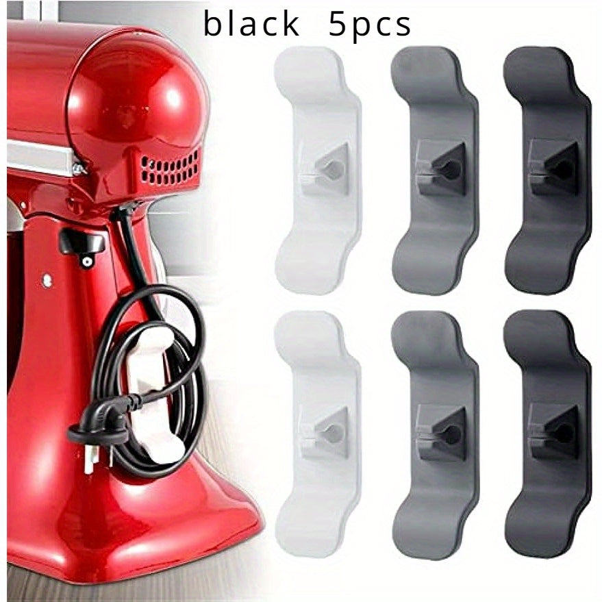 5 Bardoshli yopishtiriladigan kabel yopishqoq bilan oshxona texnika kabellarini boshqarish uchun