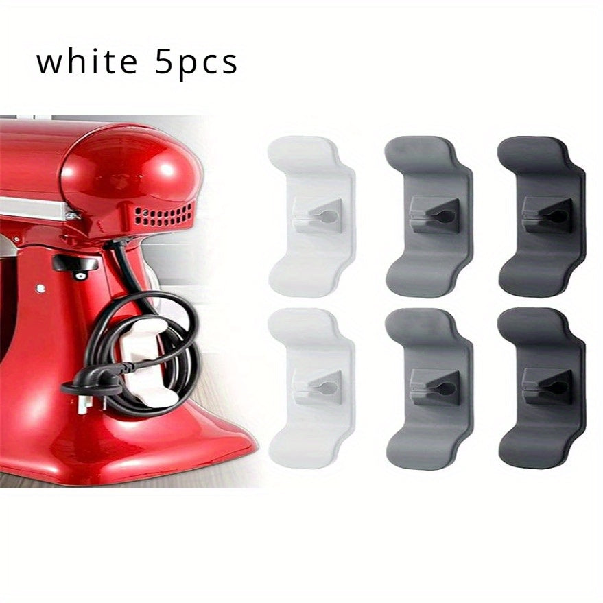 5 Bardoshli yopishtiriladigan kabel yopishqoq bilan oshxona texnika kabellarini boshqarish uchun