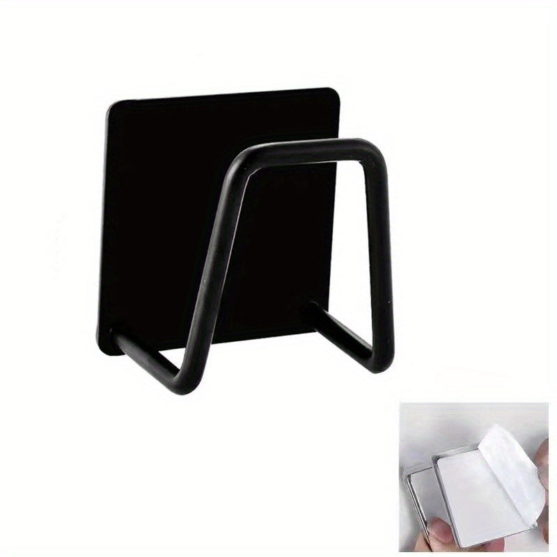 Stainless Steel Wall-Mounted Kitchen Sink Organizer No Drilling