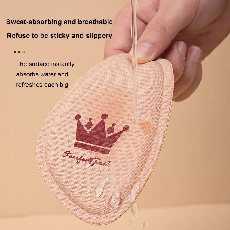 Women Forefoot Pads Insert Half Size Insoles Non-slip Breathable Foot Cushions
