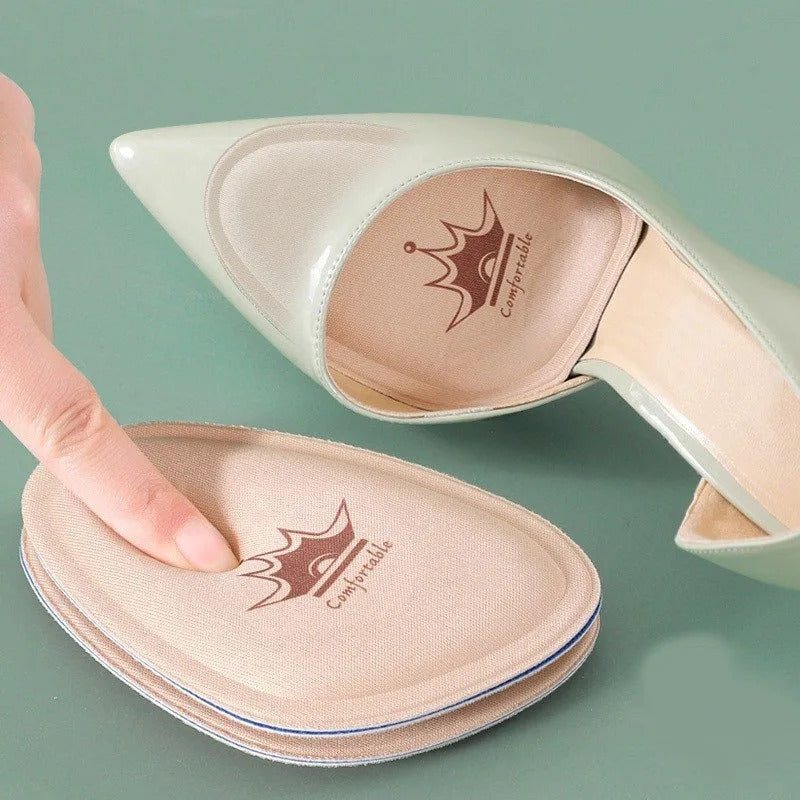 Women Forefoot Pads Insert Half Size Insoles Non-slip Breathable Foot Cushions