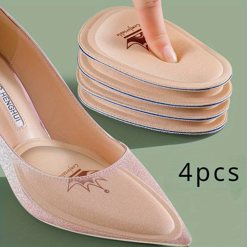 Women Forefoot Pads Insert Half Size Insoles Non-slip Breathable Foot Cushions