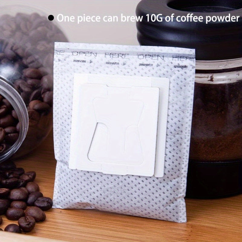 Bolsas desechables para filtro de café 100/200 piezas, a prueba de fugas, con oreja colgante para hogar y viajes