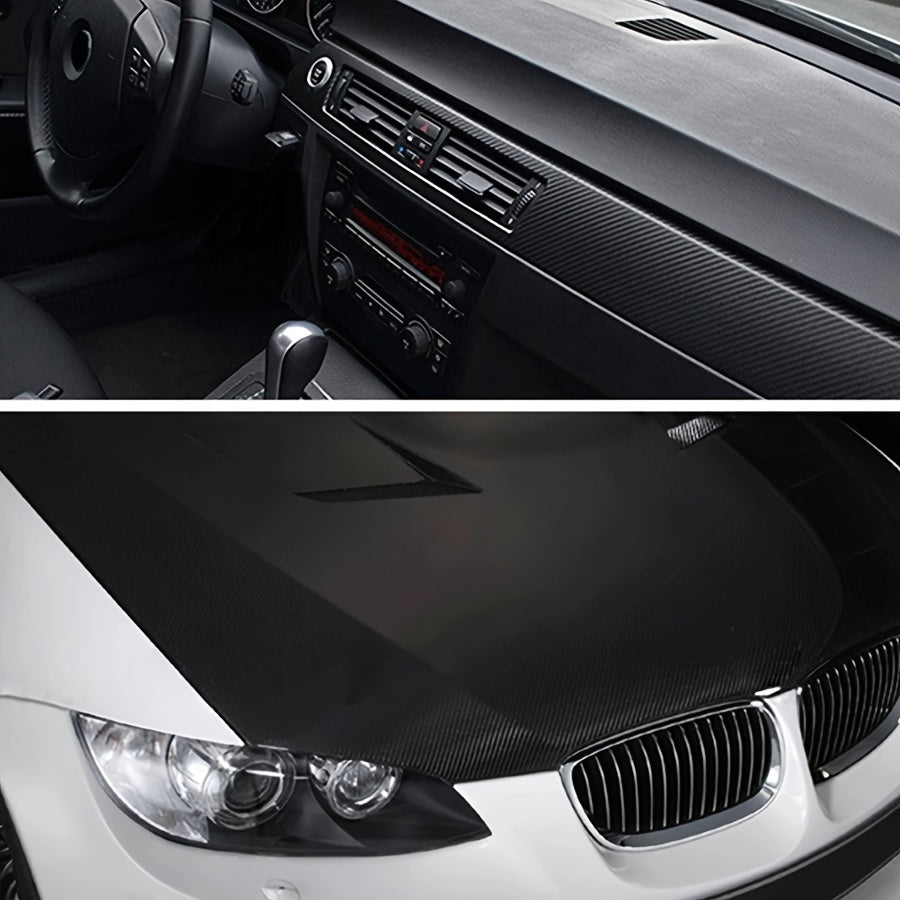 Vinilo adhesivo 3D de fibra de carbono autoadhesivo para coche motocicleta 50x200cm