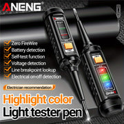 Electric Screwdriver Tester with Bright Color Light Line Detection and Multi-Function