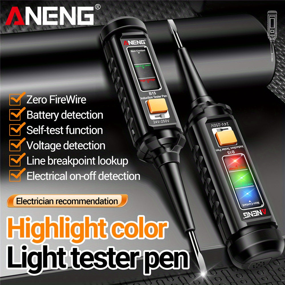 Electric Screwdriver Tester with Bright Color Light Line Detection and Multi-Function