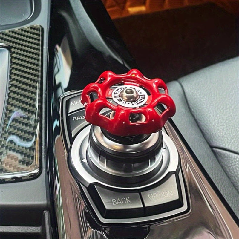 Retro Alloy Car Central Control Knob One-Button Start Stylish Interior Accessories