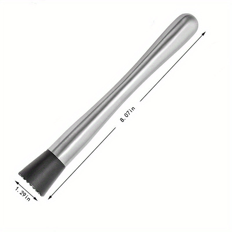 Stainless Steel Mojito Muddler Bar Tool for Mixing Drinks at Home or Bar