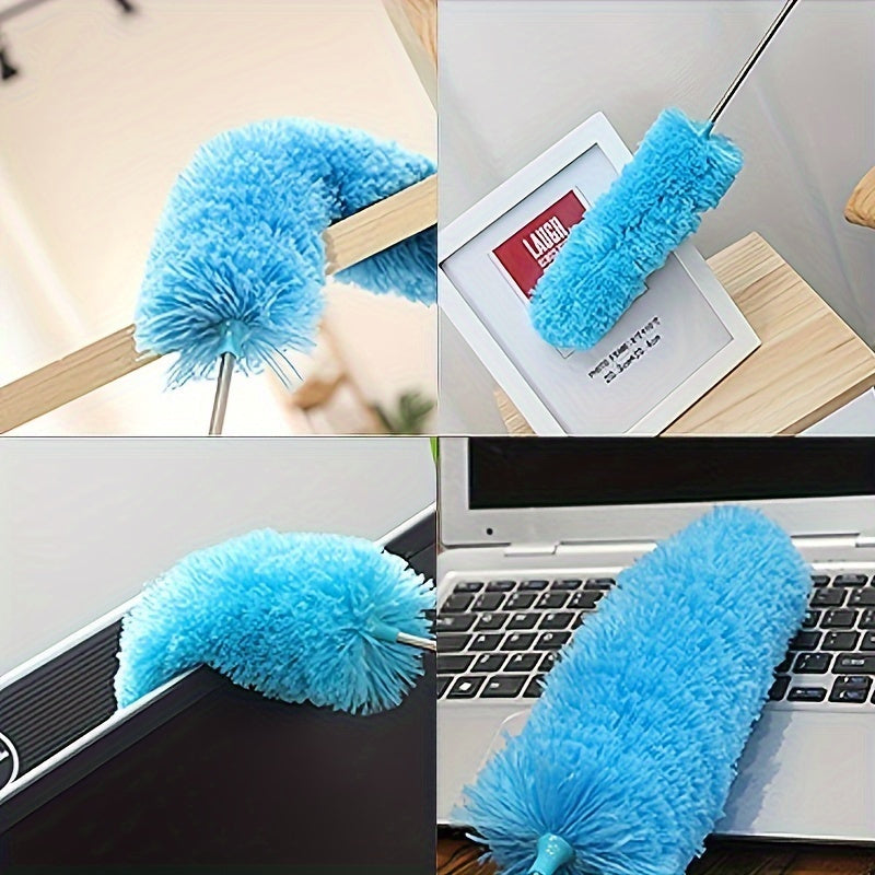Microfiber Duster with Telescopic Handle for Ceiling Fans and Home Cleaning