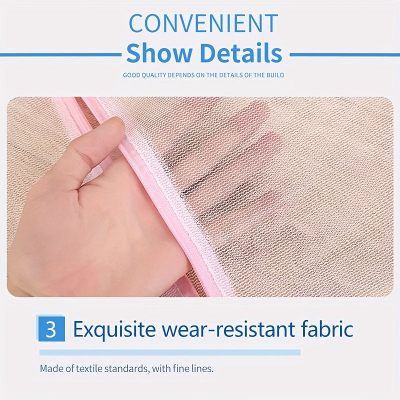 2Pc Mesh Laundry Bags Set Waterproof Protect Clothing Socks Bras
