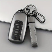 Universal TPU Key Fob Cover with Keychain for Car Remote Protective Shell