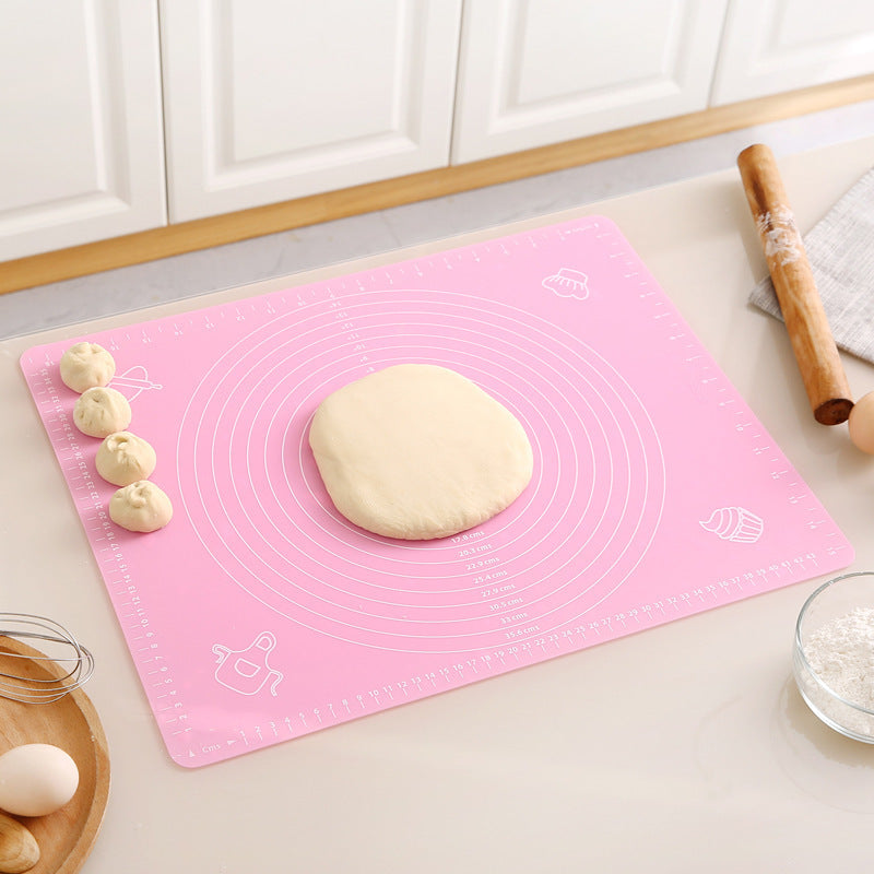 Large Silicone Pastry Mat with Measurements Non-Slip Heat-Resistant Baking and Kneading Pad