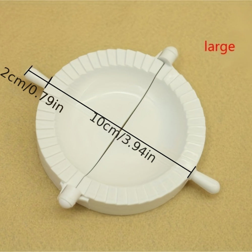 3 ta qo'lda dumpling qoliplari to'plami, oson xamir bosuvchi, uyda tayyorlangan dumplinglar uchun plastik qisqich asboblari