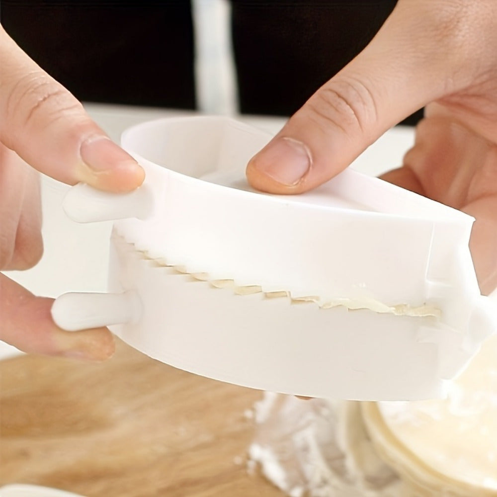 3 ta qo'lda dumpling qoliplari to'plami, oson xamir bosuvchi, uyda tayyorlangan dumplinglar uchun plastik qisqich asboblari