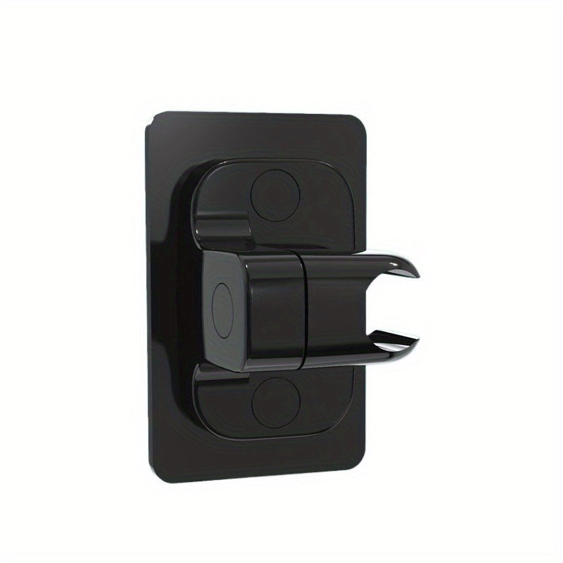 Adjustable Shower Head Bracket with Adhesive Tape Wall Mount for Bathroom