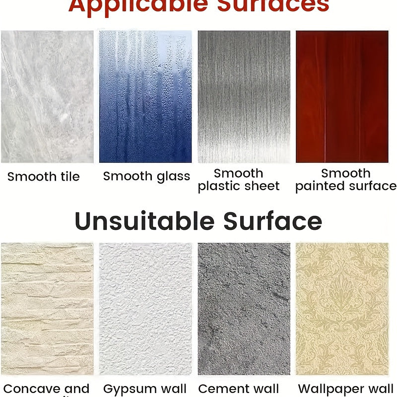 Adjustable Shower Head Bracket with Adhesive Tape Wall Mount for Bathroom