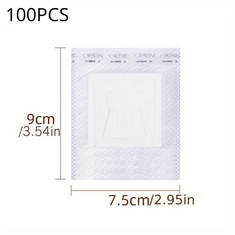 Bolsas desechables para filtro de café 100/200 piezas, a prueba de fugas, con oreja colgante para hogar y viajes