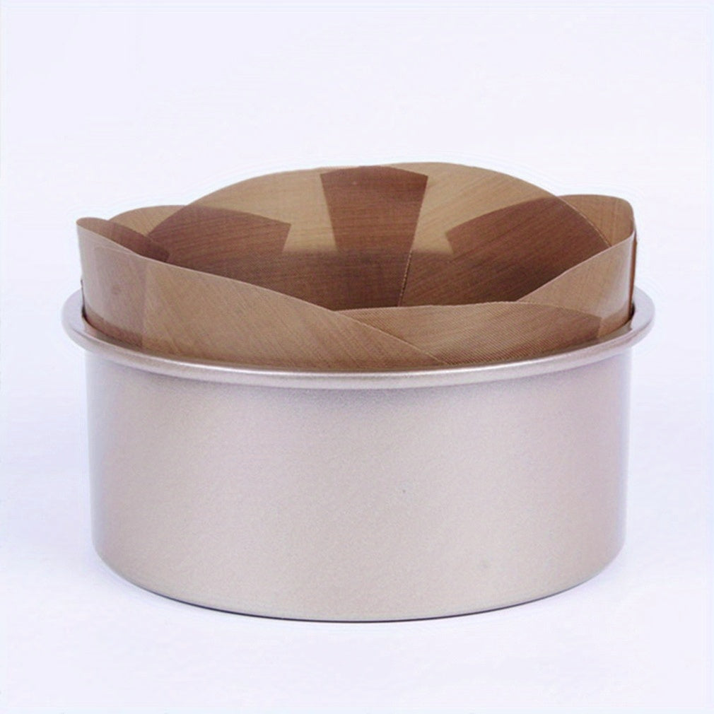 Reusable Teflon Baking Mat with Buckle Closure Non-Stick High Temp Resistant for Cake Pans