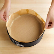 Reusable Teflon Baking Mat with Buckle Closure Non-Stick High Temp Resistant for Cake Pans