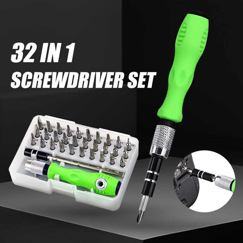 32-In-1 Precision Screwdriver Set with Magnetic Bits for Phone Laptop Repair