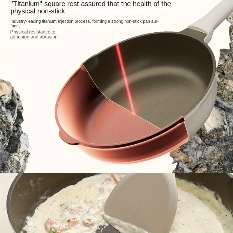 Mustahkam yopishqoq alyuminiy qozon - Steyk, tuxum va boshqa taomlarni tayyorlash uchun ideal - Pechda ishlatilishi mumkin, elektr va gaz plitalari bilan ishlaydi