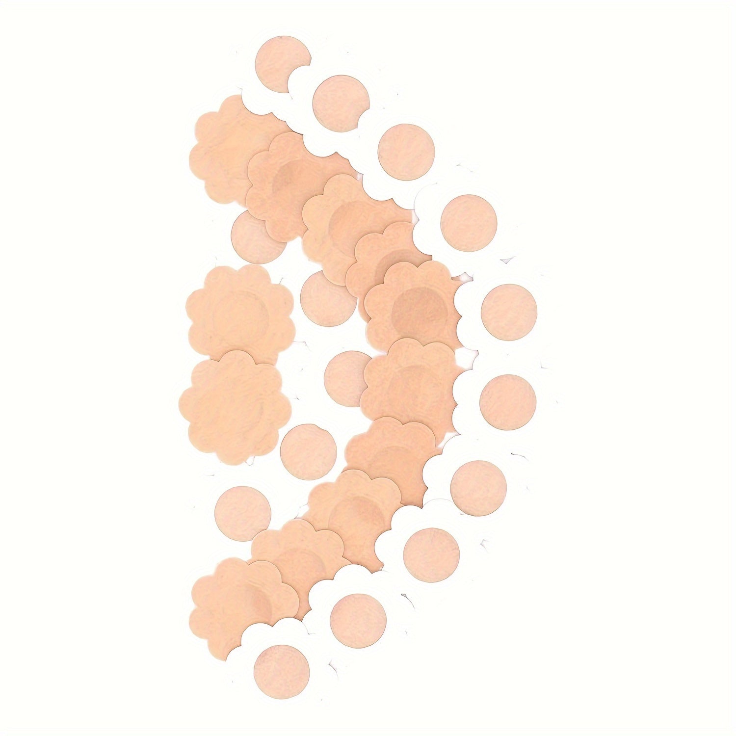 40 Reusable Self-Adhesive Breast Covers Soft Rayon Solid Color for Everyday Wear