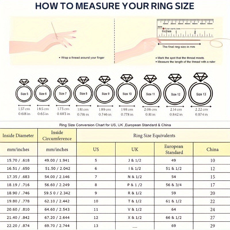 Moissanite Ring 5-10ct Round Cut Sterling Silver Gift for Her